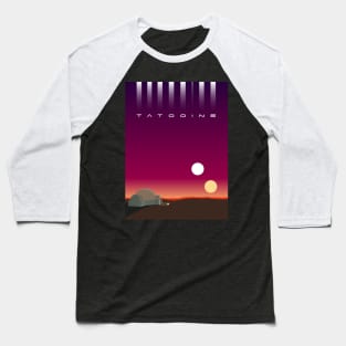 Landscape of the planet Tatooine Baseball T-Shirt